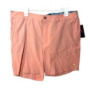 Margaritaville Mens Shorts 36 Waist 7" inseam Lobster Bisque UPF 30, Quick Dry